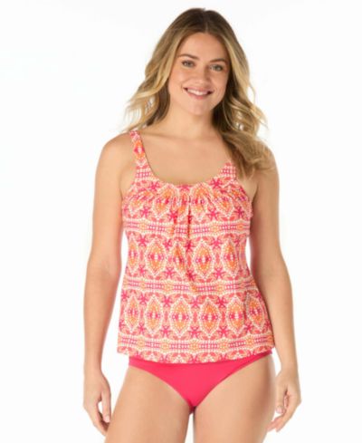 Женский топ-танкини Coco Reef Scoop Neck Pull-On Ultra Fit