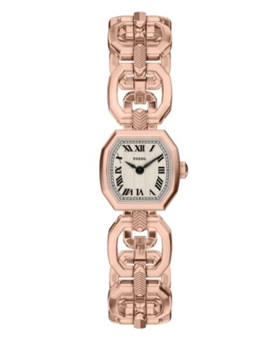 Fossil Женские часы Harlow Mini Two-Hand, розовое золото, нержавеющая сталь, 20mm
