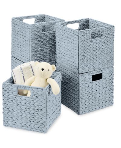 Корзины для хранения Best Choice Products 10.5x10.5in Hyacinth Set of 5