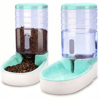 ARONKL Automatic Pet Feeder and Water Dispenser, 5.2L Capacity, BPA Free, Durable Design