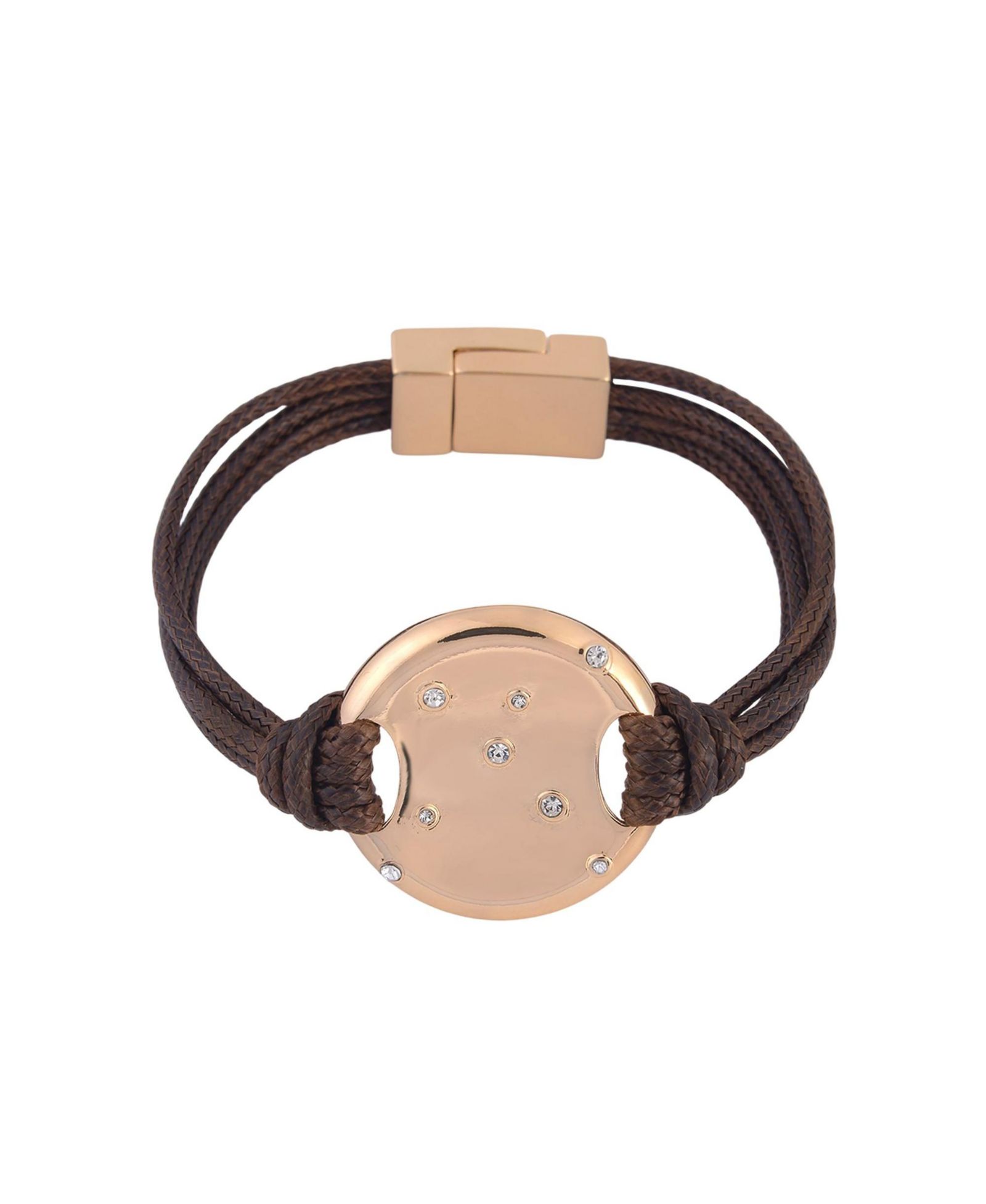 Браслет Laundry by Shelli Segal Brown Suede Magnetic Clasp