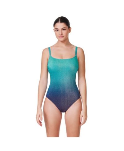 Женский слитный купальник Profile by Gottex Women's Dream Ombre Square Neck One Piece