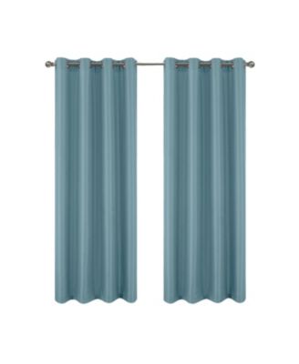 RT Designers Collection 100% Polyester 140 GSM Sedona Jacquard Grommet Curtain Panel 54" x 84"