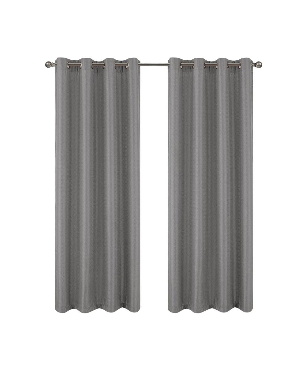 RT Designers Collection 100% Polyester 140 GSM Sedona Jacquard Grommet Curtain Panel