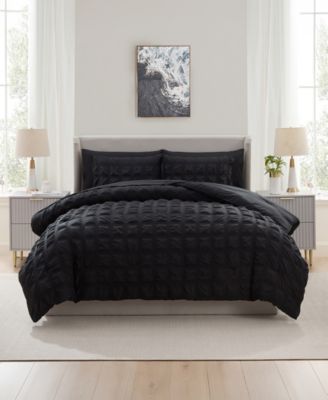 Nestl Luxury Soft Seersucker Design 7-Pc. Comforter Set, Queen