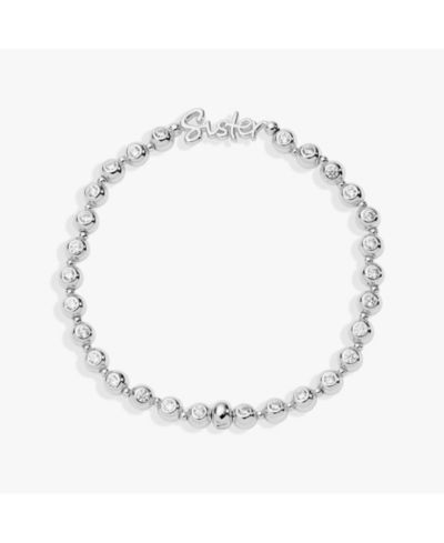 Alex and Ani Sister Elongated Crystal Stretch Bracelet