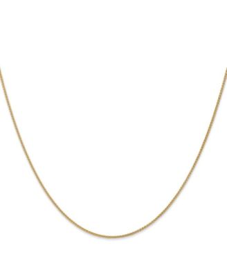 Золотая итальянская цепочка Curata Jewelry 18k Gold Spiga с огранкой Sparkle-Cut 1mm