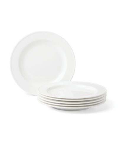Lenox Studio 1414 Bone China Rimmed Accent Plates, Set of 6