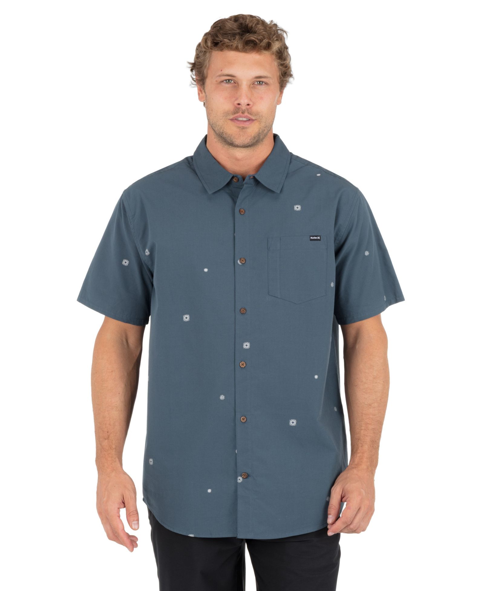 Мужская Hurley Dobby Short-Sleeve Shirt