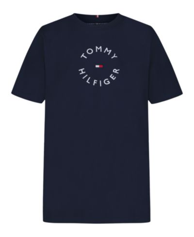 Детская футболка Tommy Hilfiger с логотипом и коротким рукавом