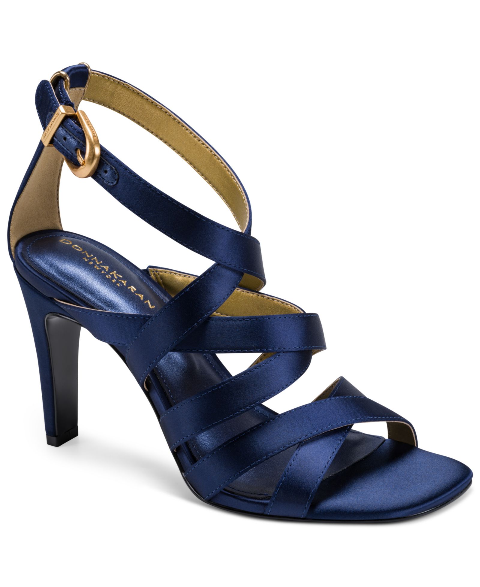 Donna Karan New York Women's Briarrose Evening Multi Strap Dress Sandals