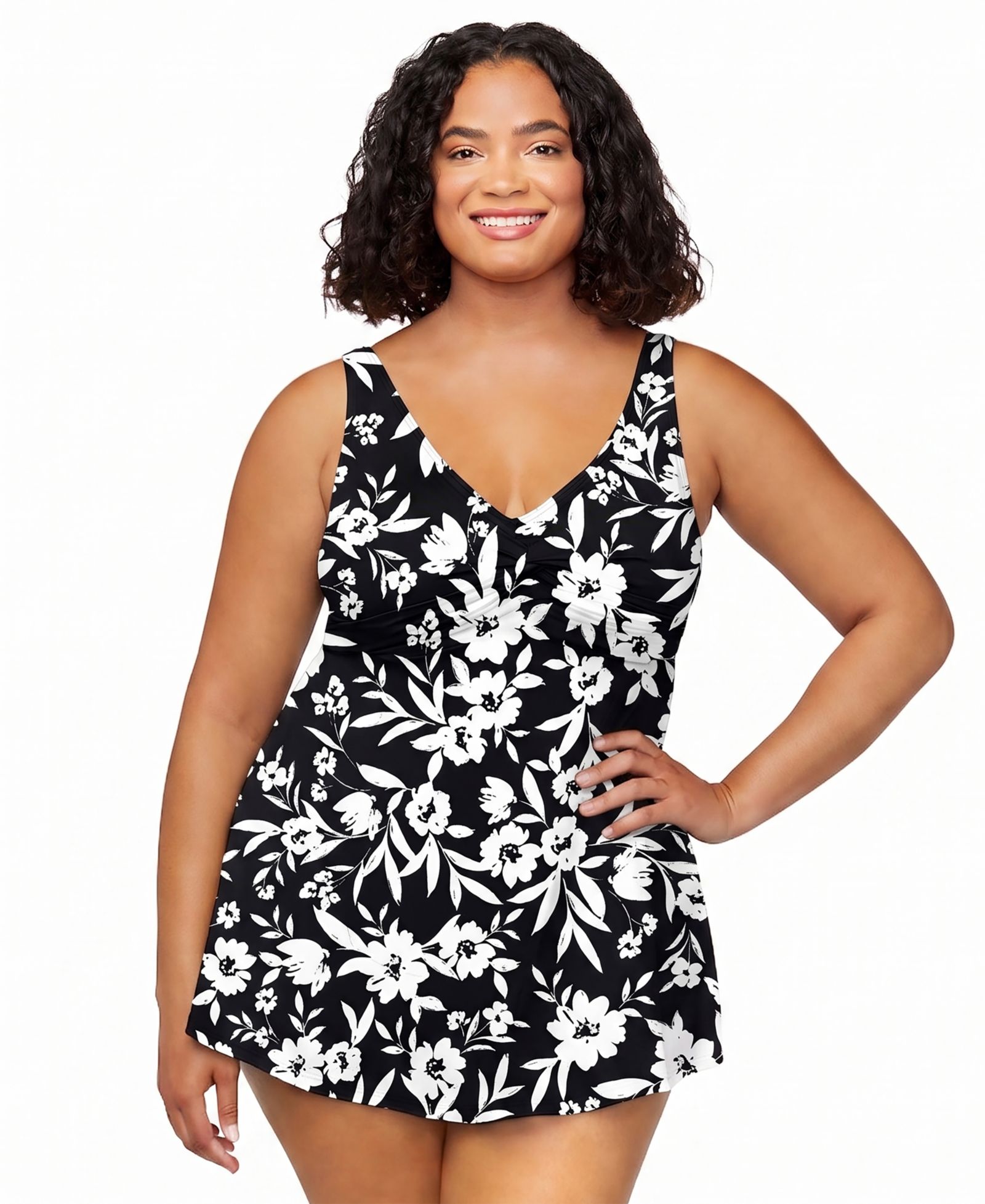 Женское купальное платье Island Escape Plus Size Magnolia Underwire