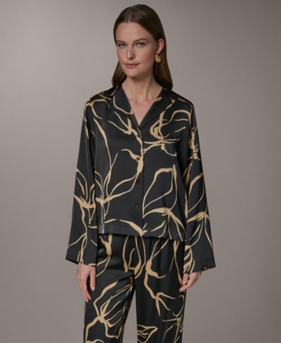 Женская блузка Donna Karan New York Button-Up Top