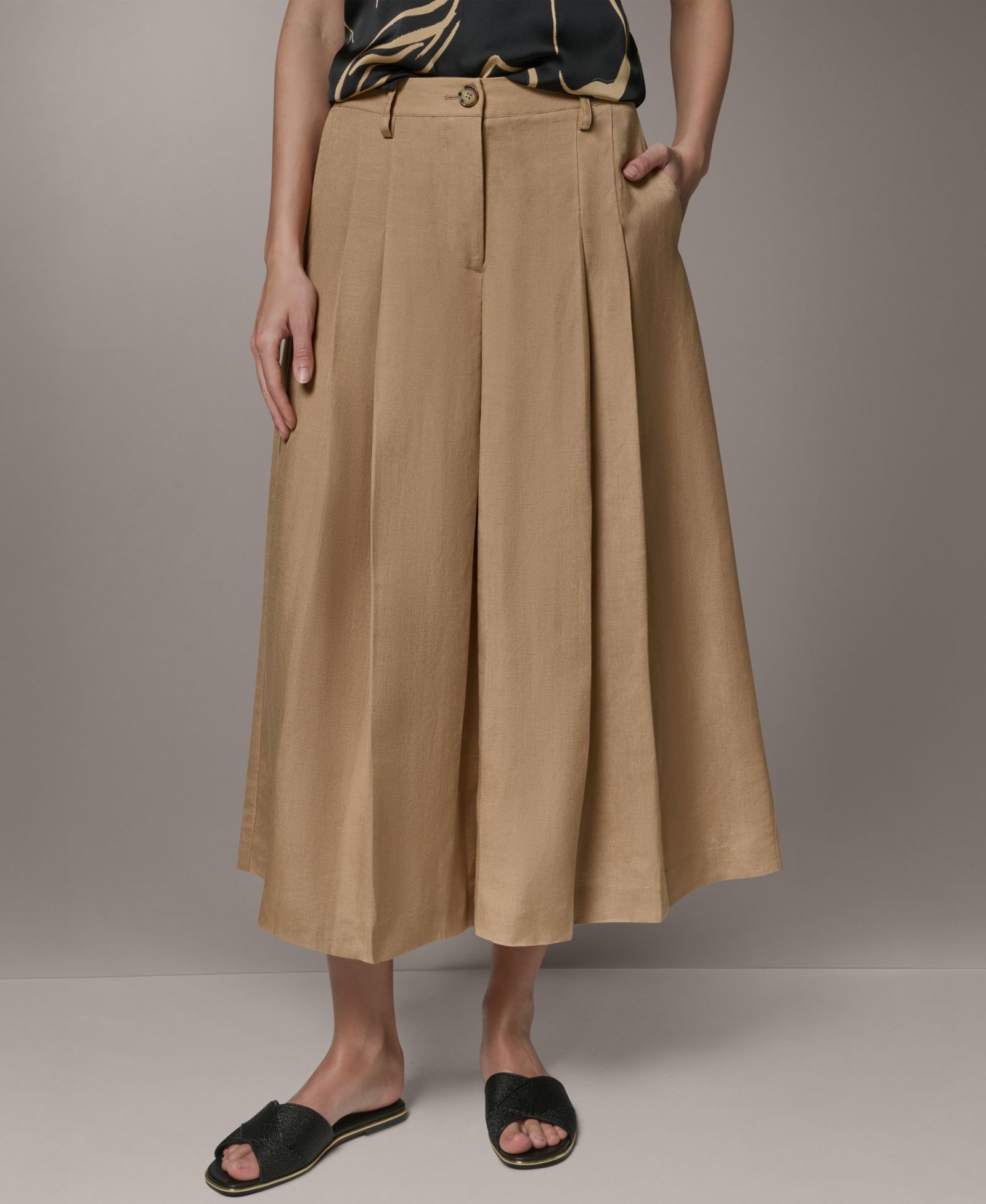 Donna Karan New York Women's Front Hand Pocket Pleated Pants