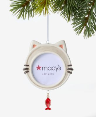 Holiday Lane рождественский украшение-фоторамка с изображением кота, эксклюзив Macy's