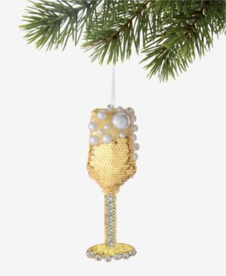 Holiday Lane Beauty Boom орнамент-шампанское, эксклюзив Macy's
