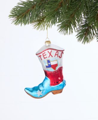 Holiday Lane Texas Western Boot Ornament, Macy's Exclusive