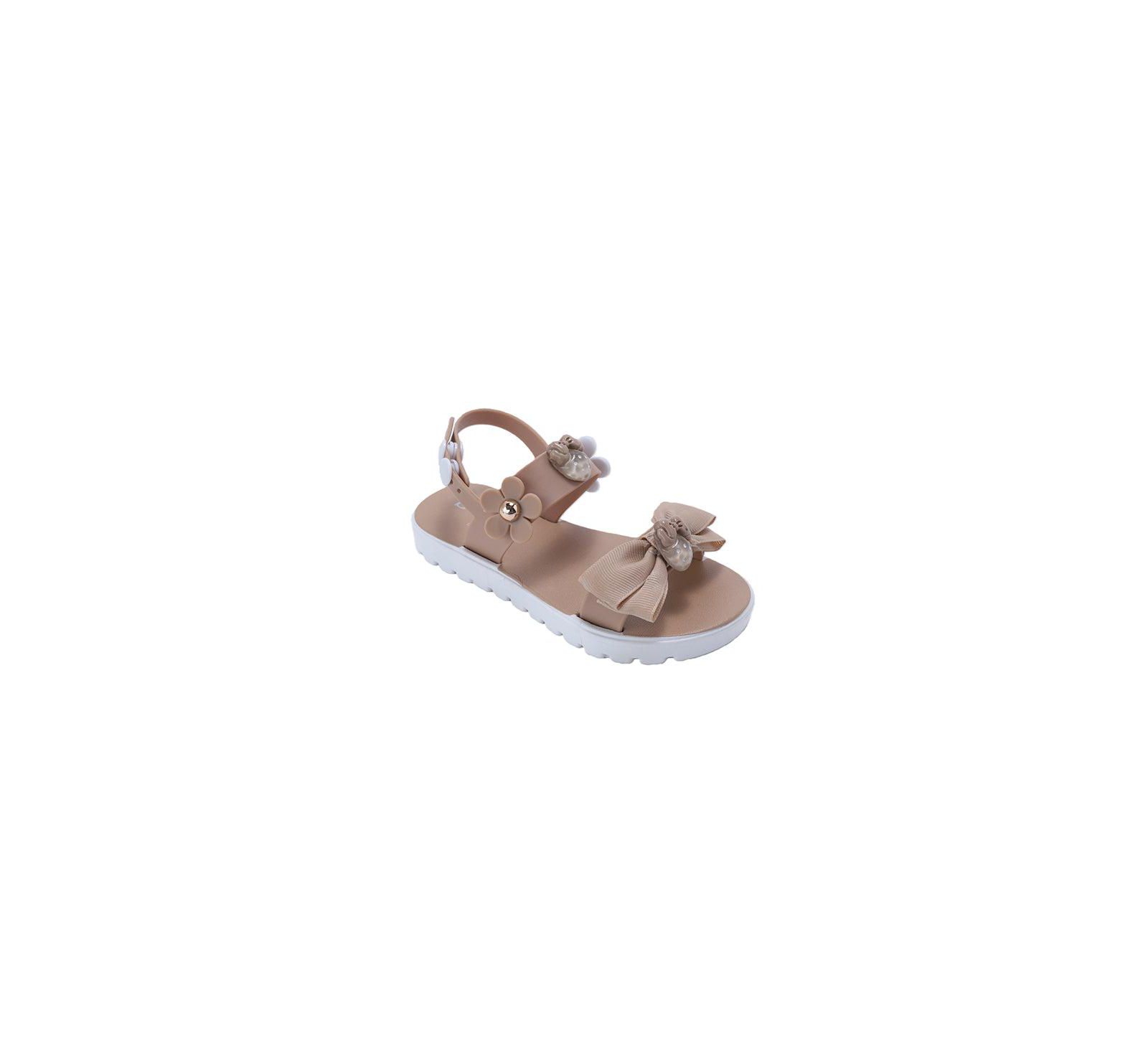 Bebe Toddler PCU Sandal with Bow and Charms