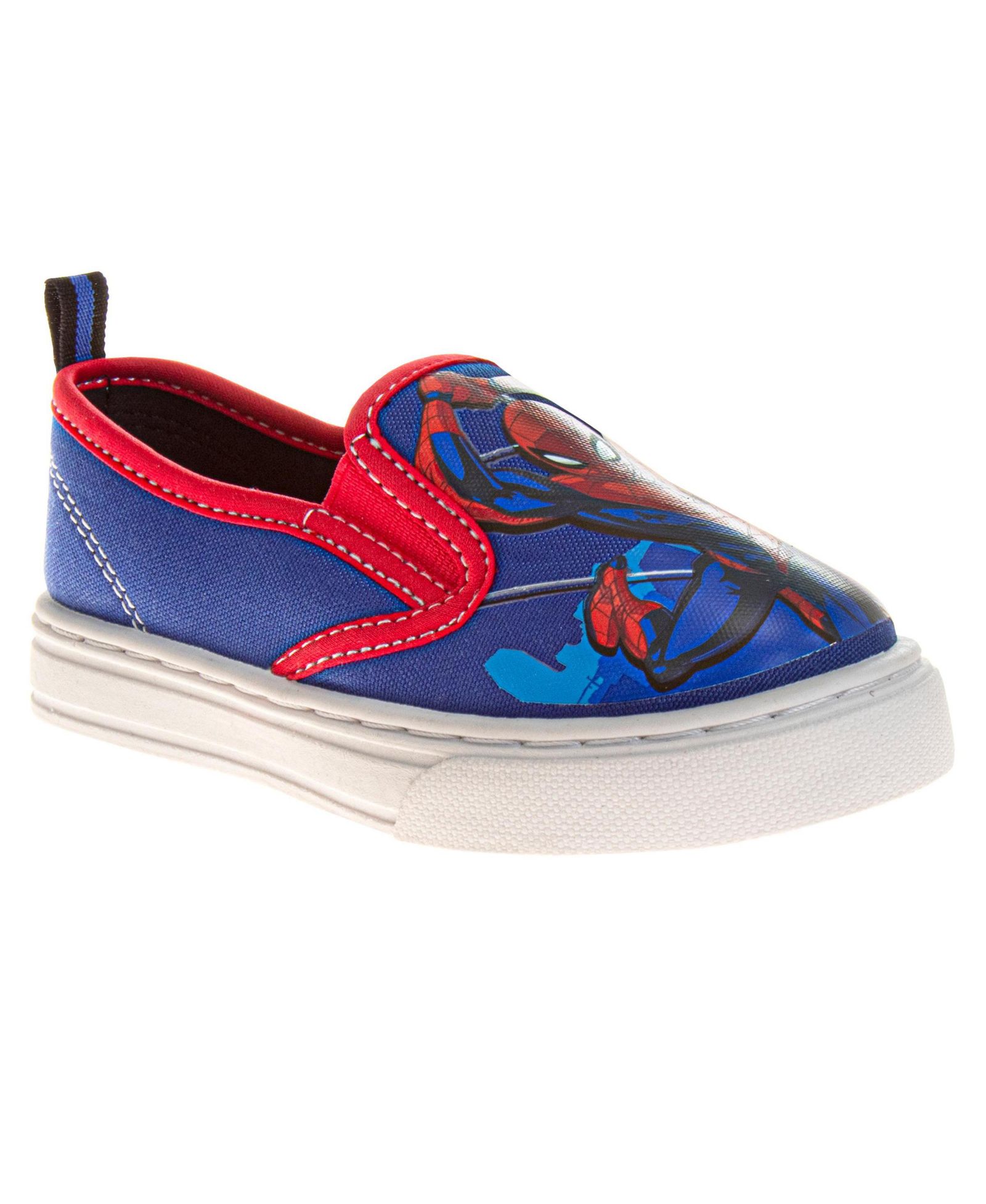 Spider-Man Big Boys Marvel Canvas Sneakers Superhero Design Casual Wear Comfort Fit