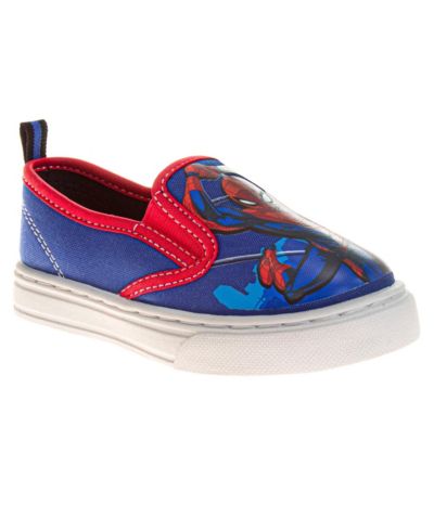 Spider-Man Big Boys Marvel Canvas Sneakers Superhero Design Casual Wear Comfort Fit
