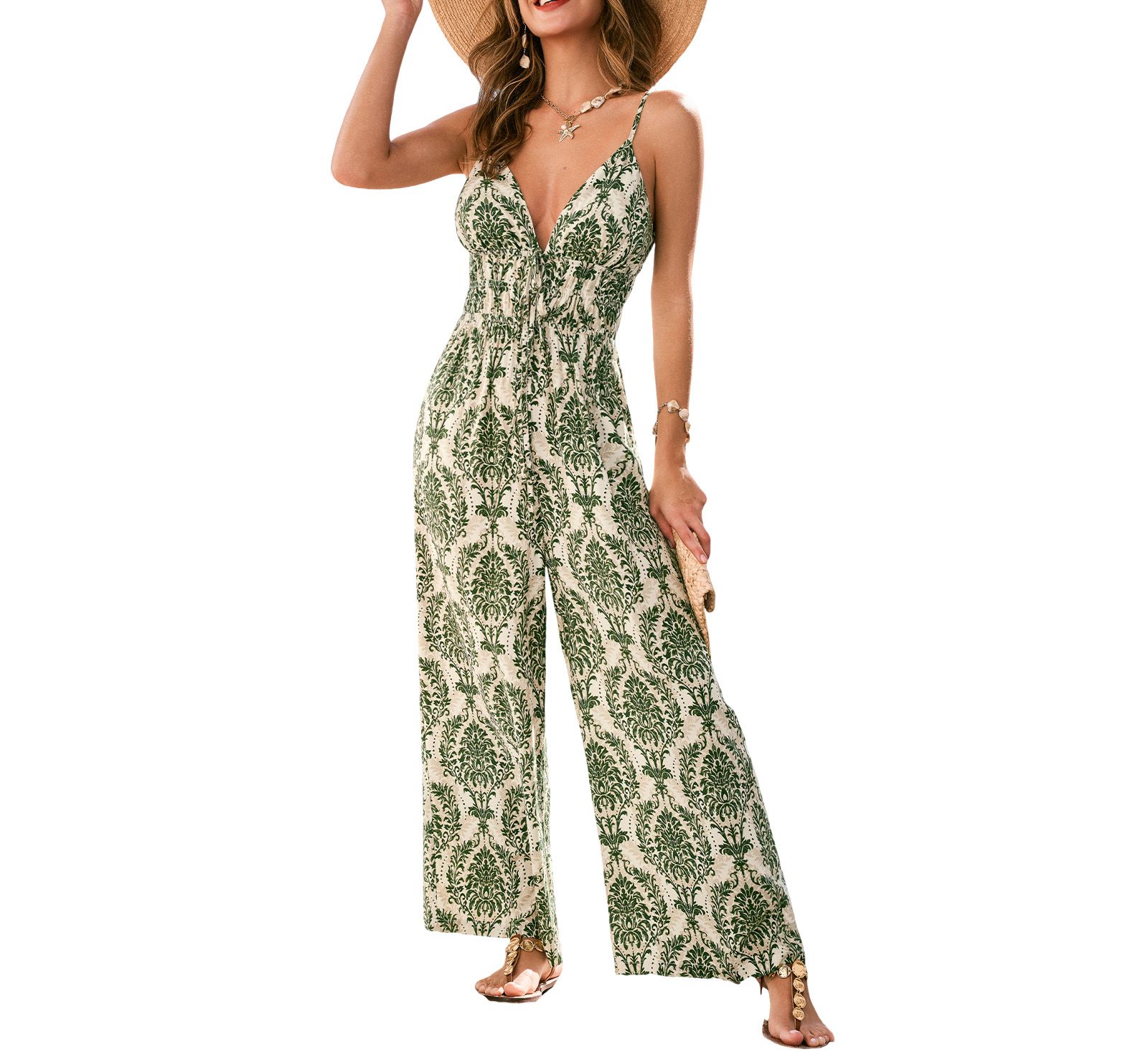 Cupshe Women's Type A Ornate Jumpsuit