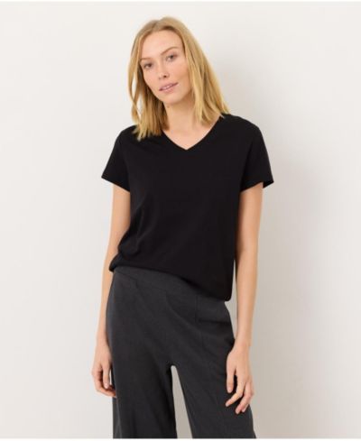 Pact Women's Organic Cotton Softspun Essential V-Neck Tee