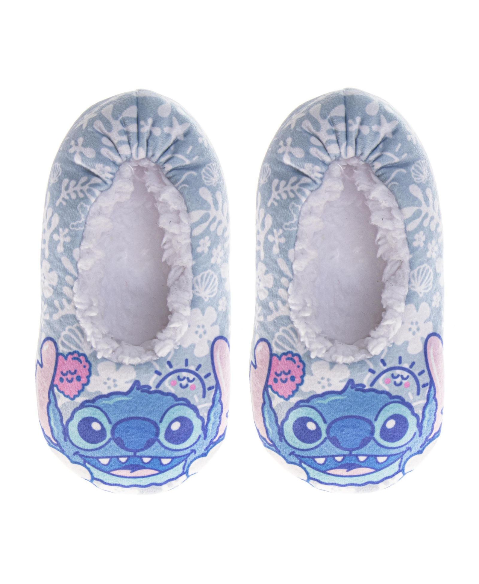 Disney Stitch Slippers for Girls Stitch Design Warm Soft Fleece Padded Sole(Toddler/Little Kid)