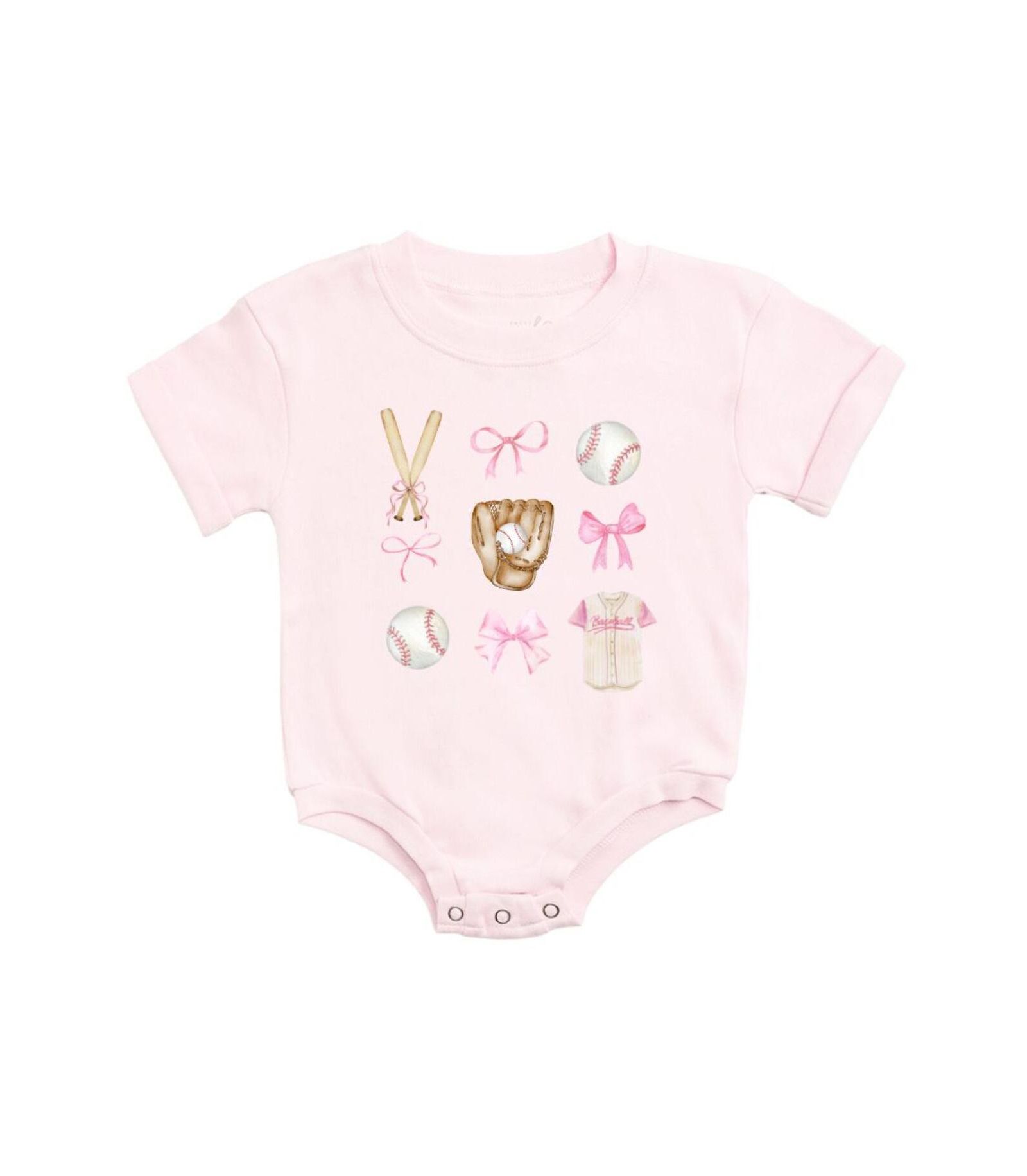 Детский ромпер Sweet Wink Baseball Cutie с коротким рукавом
