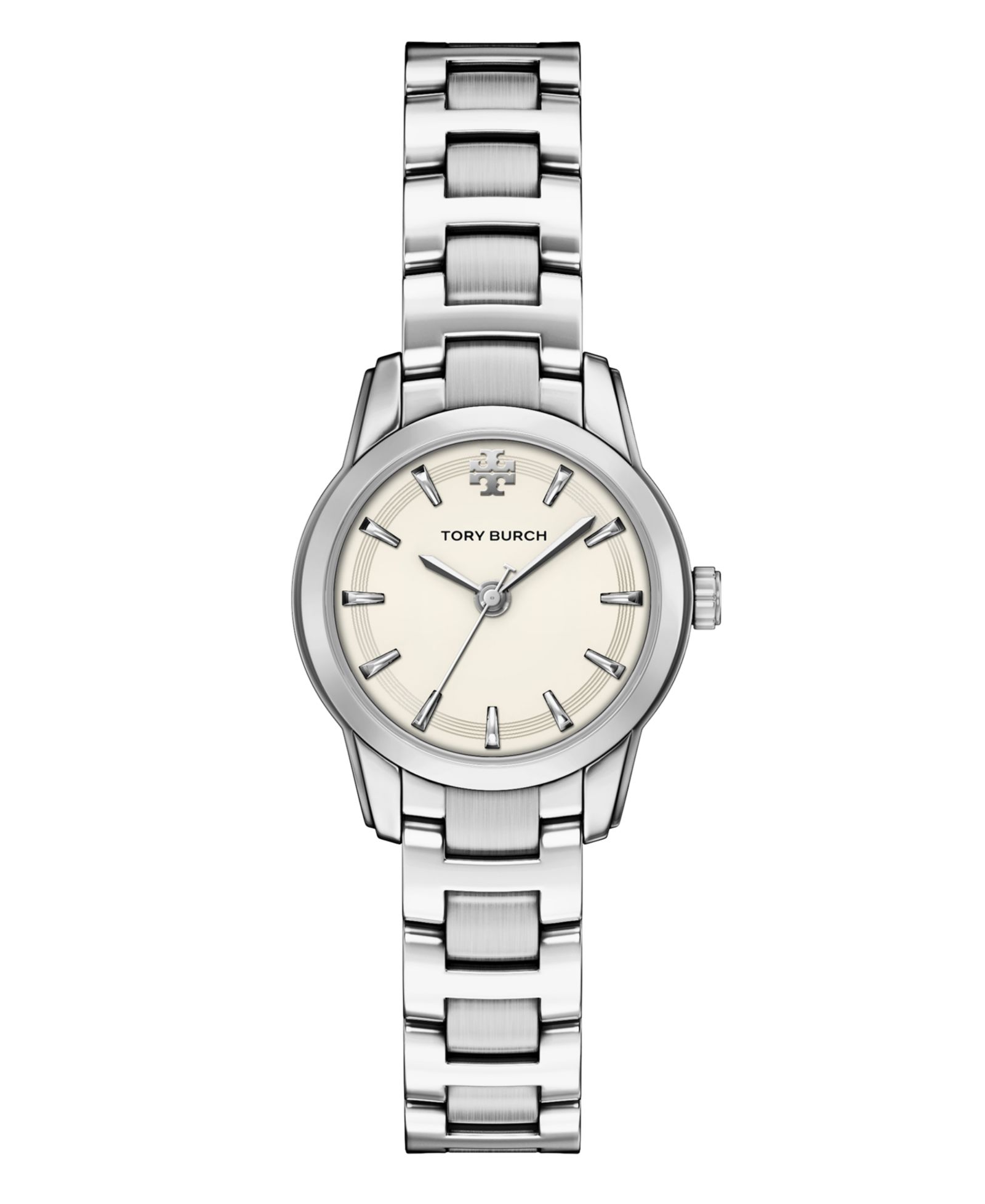 Женские часы Tory Burch The Miller Round Small Quartz Silver Stainless Steel, 28mm