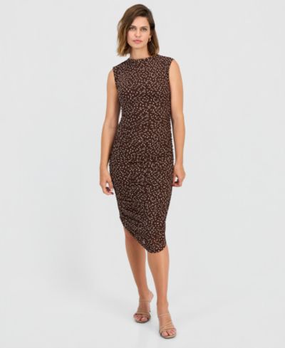 Bar III Женское Ruched Mesh Dress