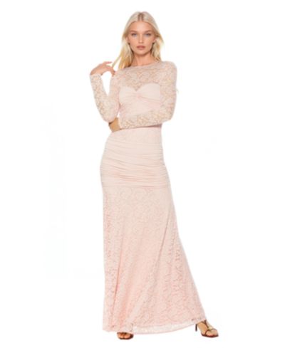 Женское платье Alexia Admor Nova с длинным рукавом и драпировкой