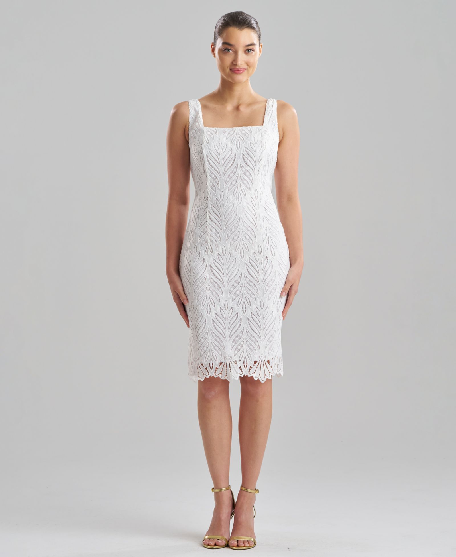 Платье Natori Women's Leaflet Lace Square Neck