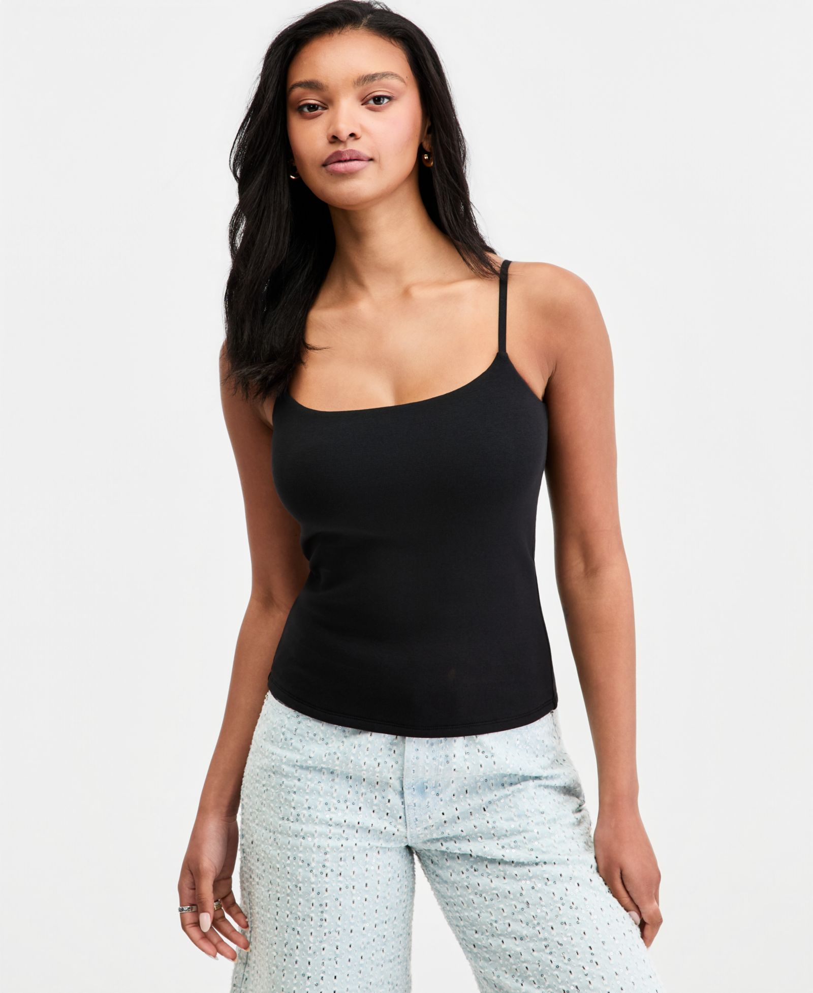 Женский топ-майка Bar III Second Skin Camisole