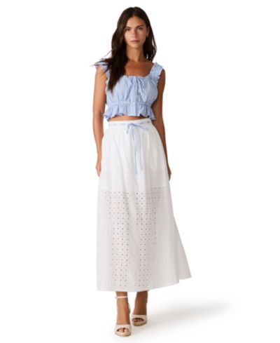 Steve Madden Женский Brooklyn Square Neck Sleeveless Top