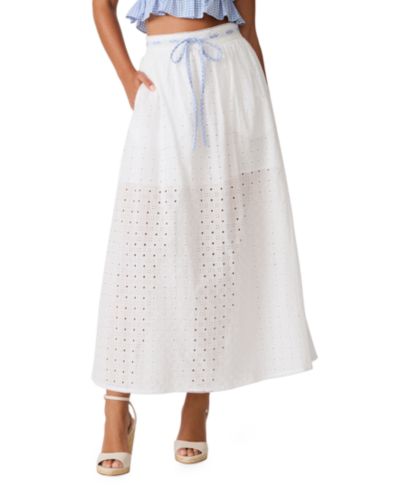 Женская юбка Steve Madden Zana Loose-Fit Eyelet