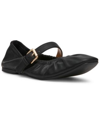 DV Dolce Vita Women's Marria Scrunched Mary Jane Flats