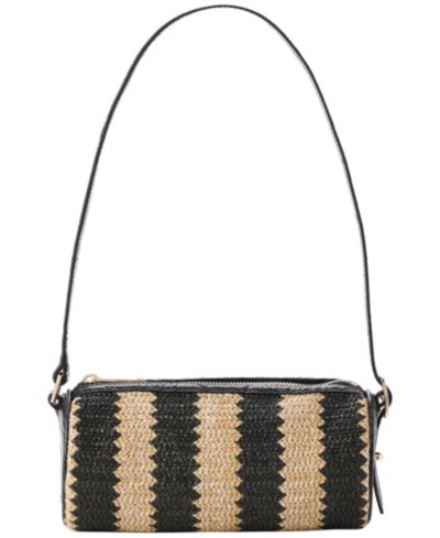 Brahmin Billie маленькая сумка через плечо из кожи и соломы