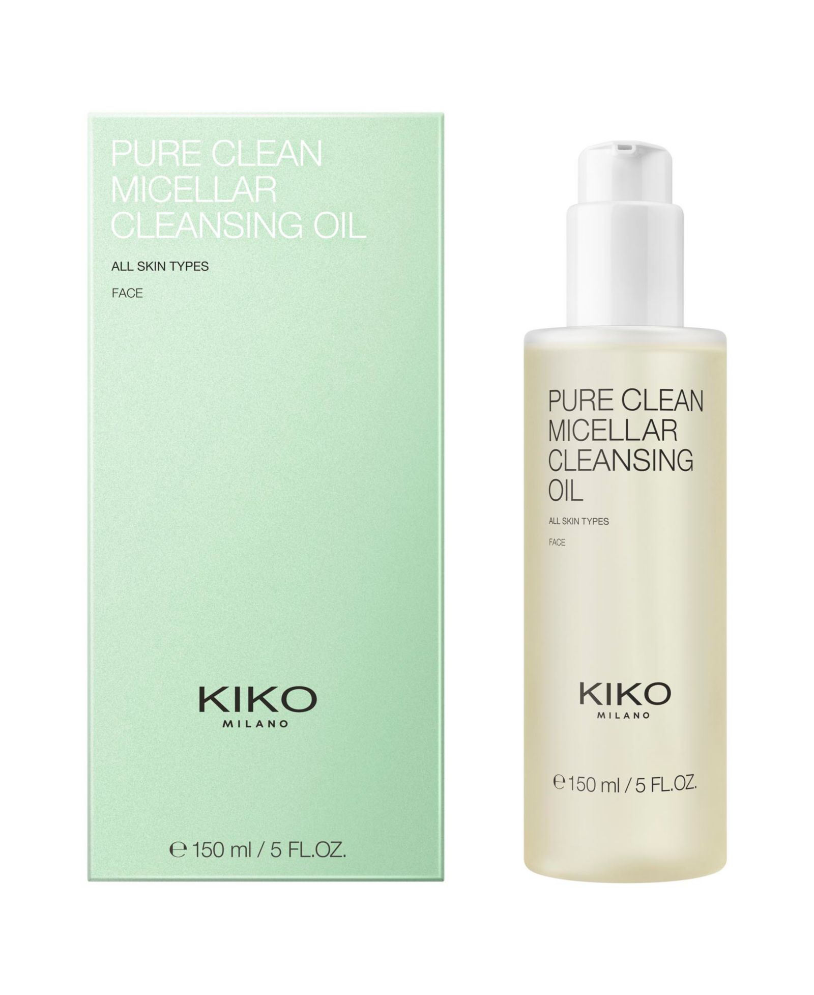 KIKO Milano Очищающее масло KIKO Milano Pure Clean Micellar Cleansing Oil, 5.07 oz.