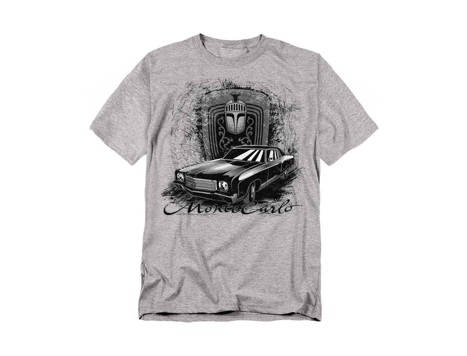Corvette Men's Chevrolet Monte Carlo Drawing T-Shirt