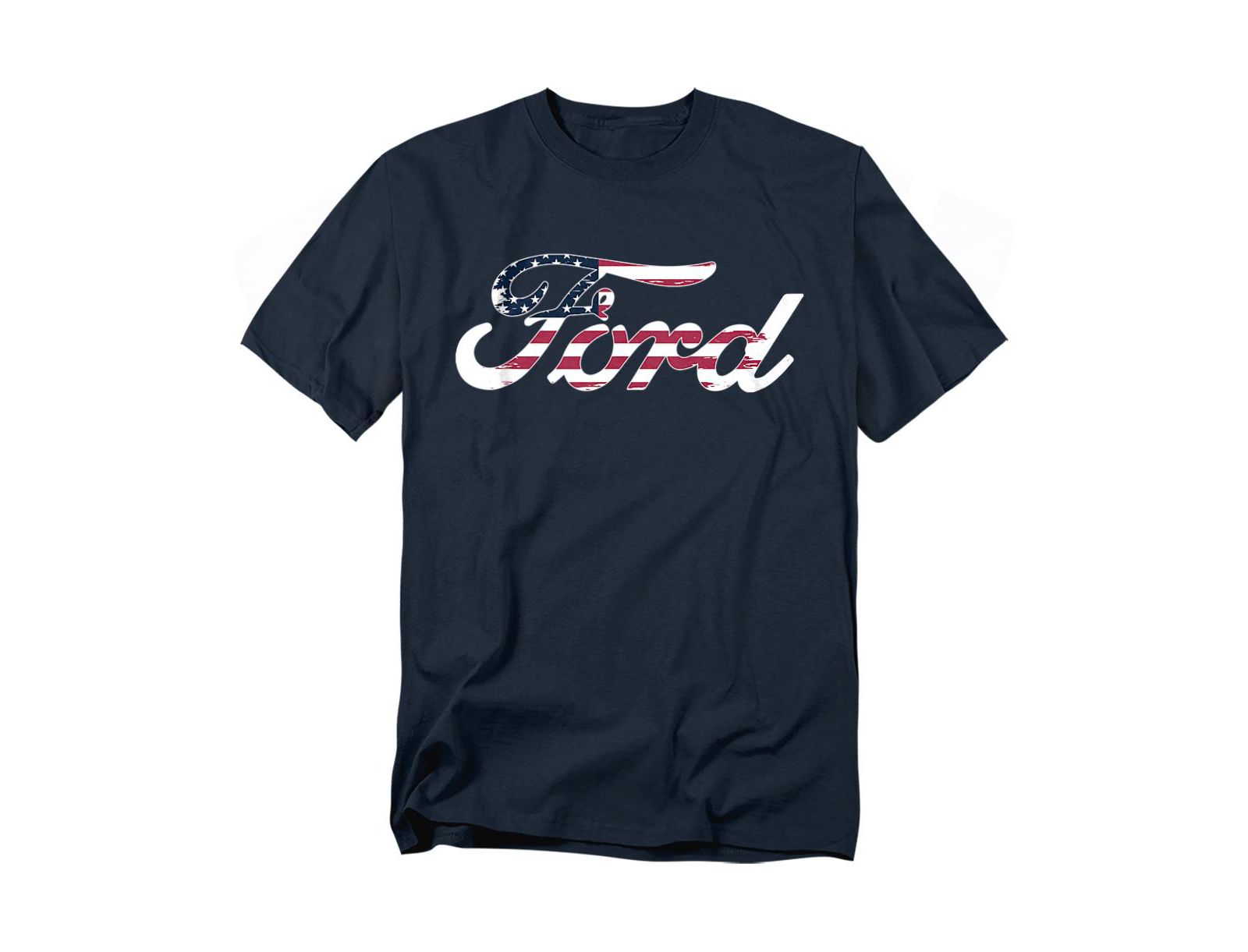 Mustang Men's Ford Flag Logo T-Shirt