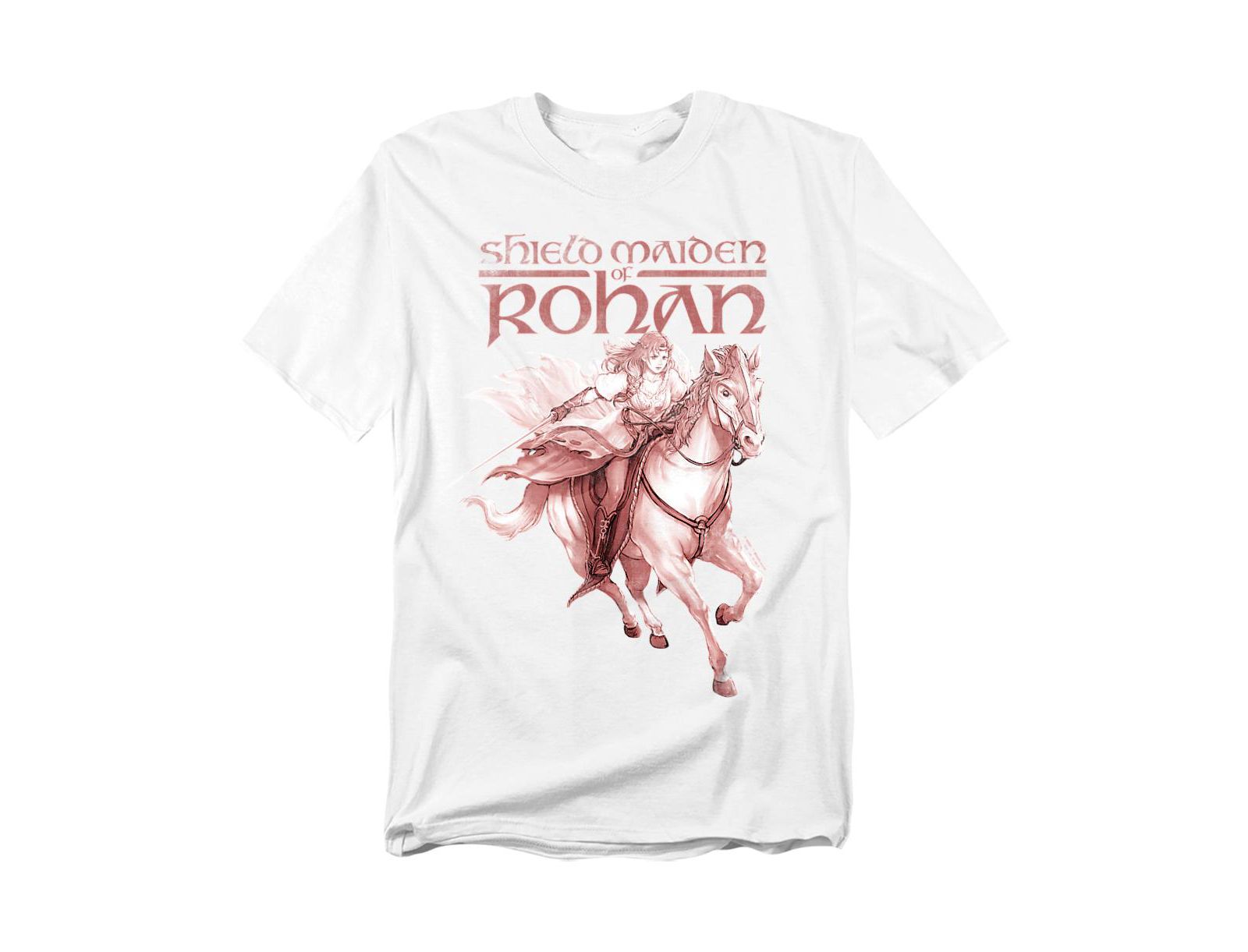 Lord Of The Rings Men's War Of The Rohirrim Maiden Horse Run T-Shirt