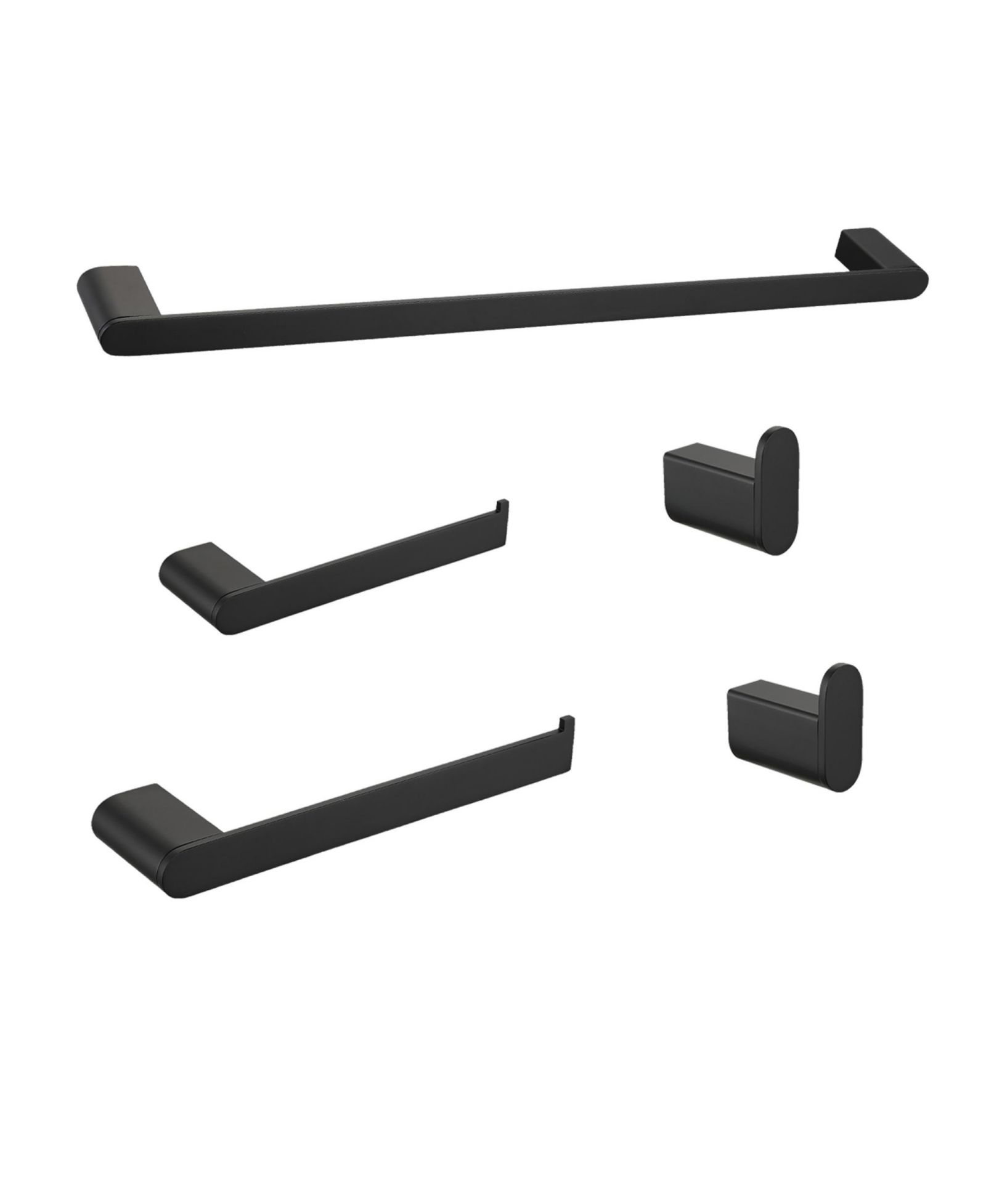 RAINSKEN 5- Piece Bathroom Accessories Set, Stainless Steel Bathroom Hardware Set, Bath Towel Bar, Towel Hooks and Towel Racks