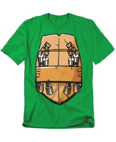 Teenage Mutant Ninja Turtles Men's 2012 Michelangelo Shell T-Shirt