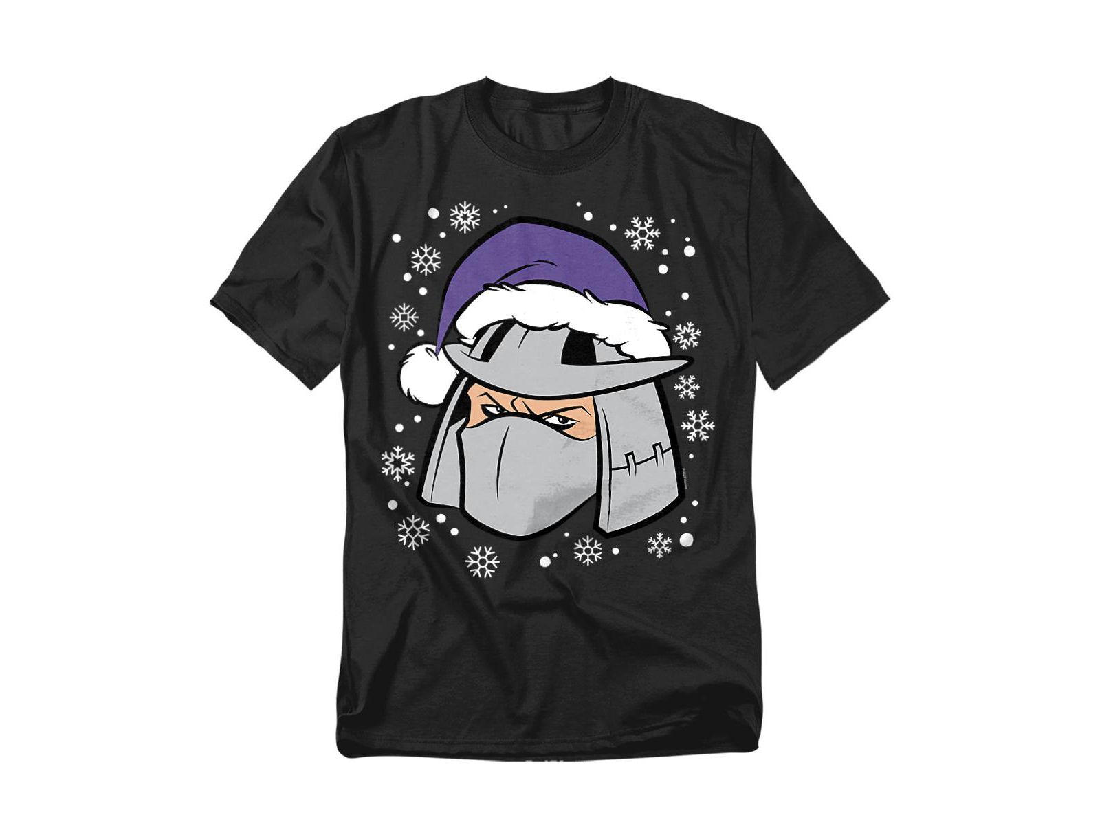 Teenage Mutant Ninja Turtles Men's TMNT Shredder Christmas Hat T-Shirt