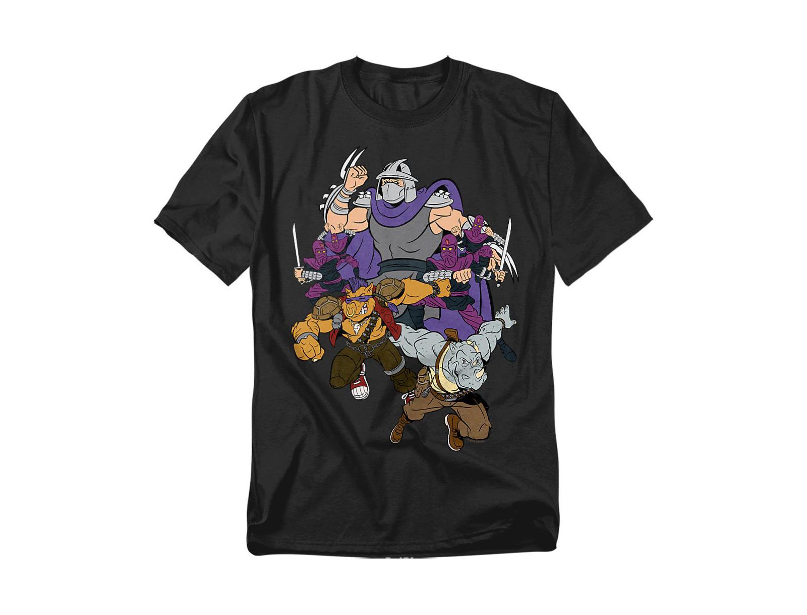 Teenage Mutant Ninja Turtles Big & Tall Shredder And Foot Clan T-Shirt