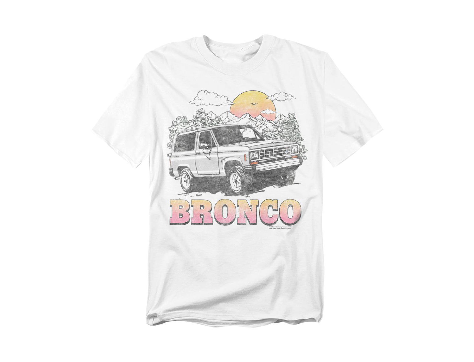 Mustang Men's Ford Bronco Sunrise T-Shirt