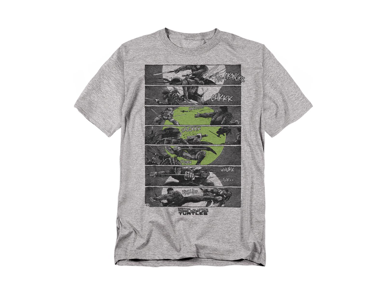 Teenage Mutant Ninja Turtles Men's Fighting Panels T-Shirt