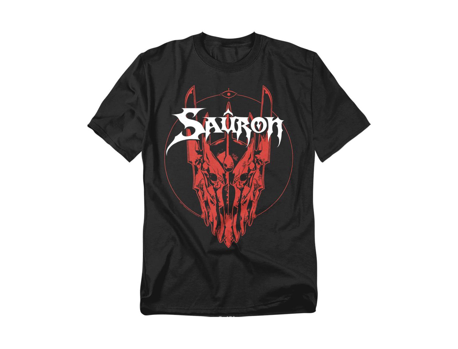 Lord Of The Rings Men's The Sauron Helmet Band T-Shirt