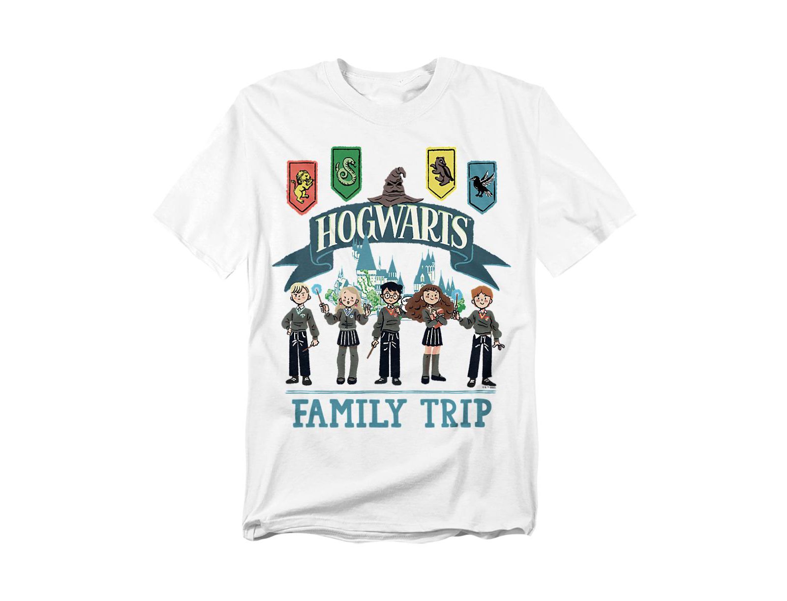 Harry Potter Men's Hogwarts Family Trip T-Shirt