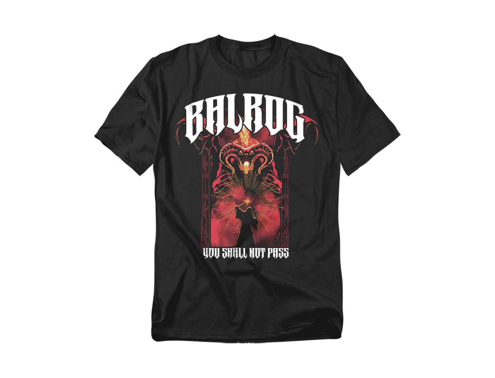 Мужская футболка Lord Of The Rings Balrog Band